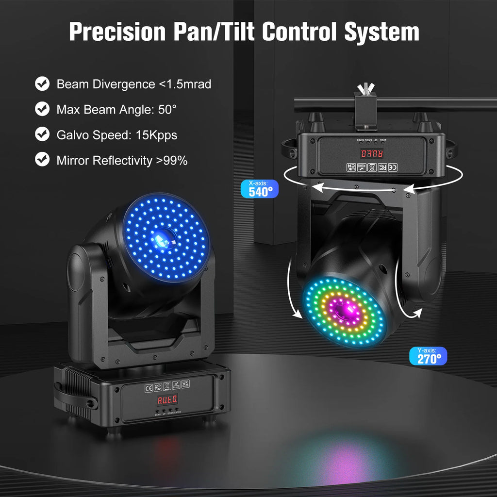 Premium Sensory Room Laser Projector | RGB Light with App Control for Autism & Relaxation