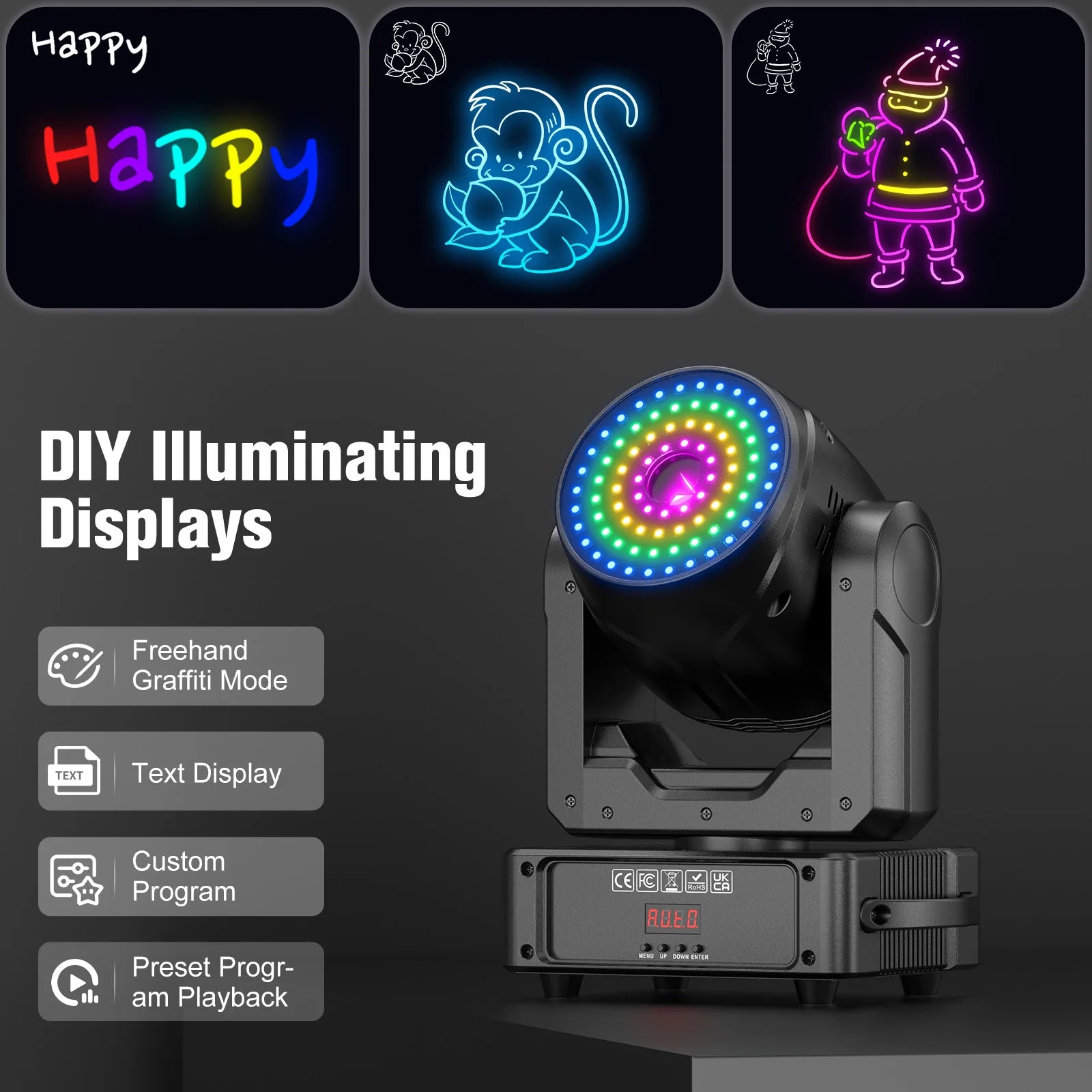 Premium Sensory Room Laser Projector | RGB Light with App Control for Autism & Relaxation