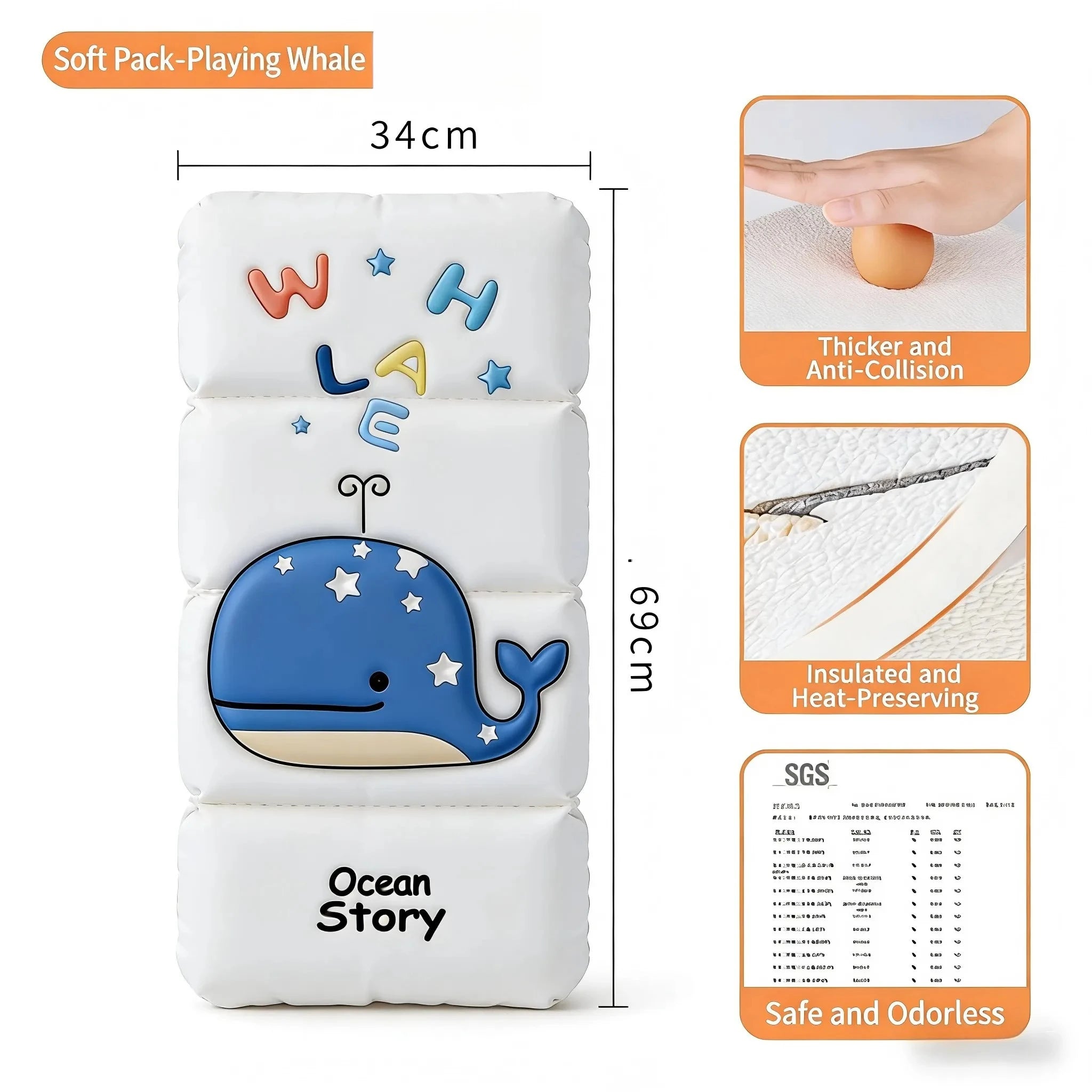 Bed Wall Safety Padding for Kids | Soft Edge Protection Panels for Sleep & Play