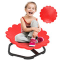 Red sensory swivel chair for kids designed to support movement, coordination and focus