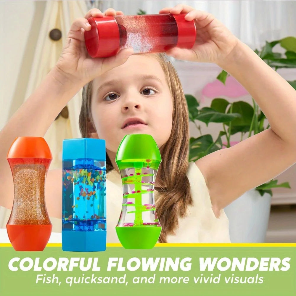 Sensory Fidget Tubes for Autism & ADHD | Squeeze Stress Relief & Focus Toys