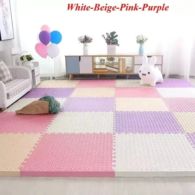 Interlocking Foam Play Mat for Toddlers | Soft Sensory Floor Tiles for Safe Play