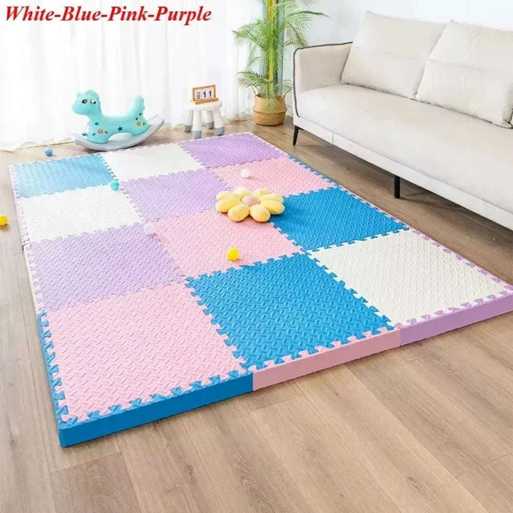 Interlocking Foam Play Mat for Toddlers | Soft Sensory Floor Tiles for Safe Play