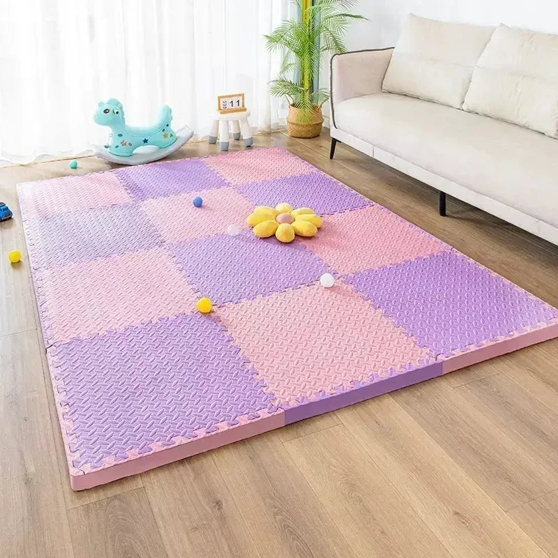 Interlocking Foam Play Mat for Toddlers | Soft Sensory Floor Tiles for Safe Play