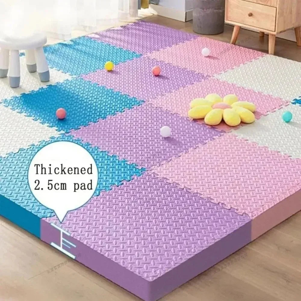 Interlocking Foam Play Mat for Toddlers | Soft Sensory Floor Tiles for Safe Play
