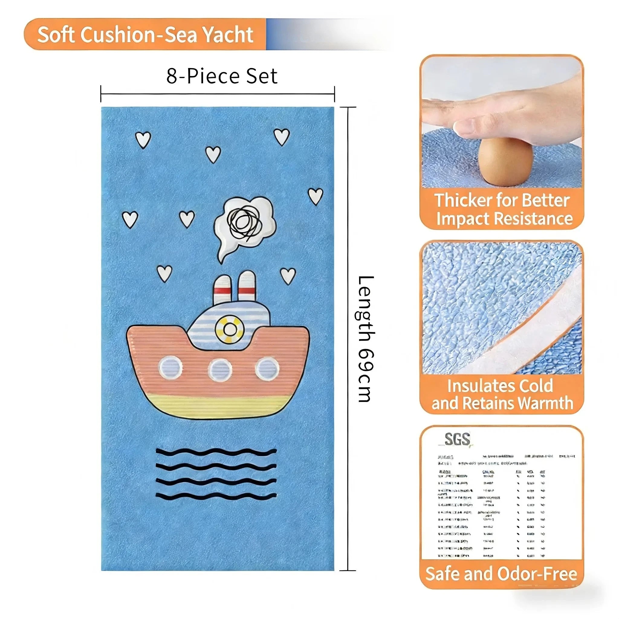 Bed Wall Safety Padding for Kids | Soft Edge Protection Panels for Sleep & Play