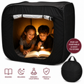 Portable kids sensory pop up bed tent creating a calm private space for reading relaxation and focus