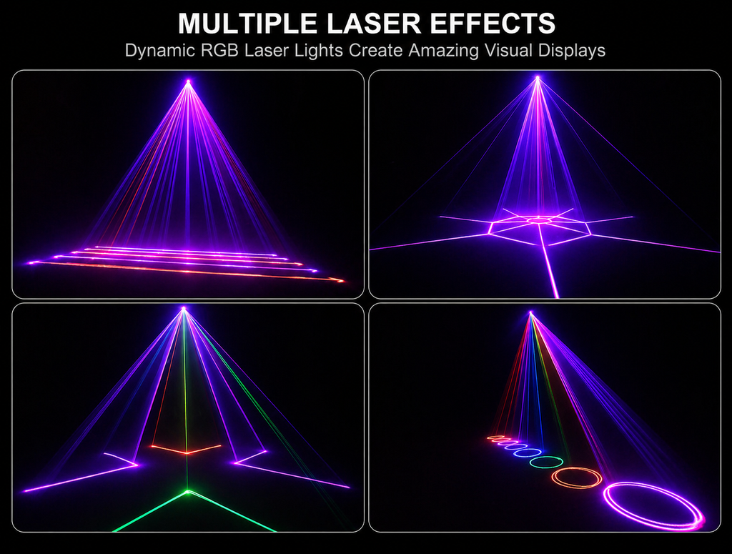 Sensory Light Projector for Kids & Adults | Calming RGB Laser Light for Autism, ADHD & Relaxation