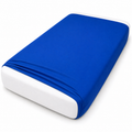 Blue sensory compression sheet fitted on mattress for children to support calm and better sleep
Stretch sensory bed sheet designed for kids with autism and sensory needs
Soft compression sleep sheet on mattress helping children relax and feel secure